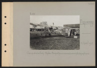 Esquennoy. Camp d'aviation. Biplan Bréguet pour reconnaissance photographique