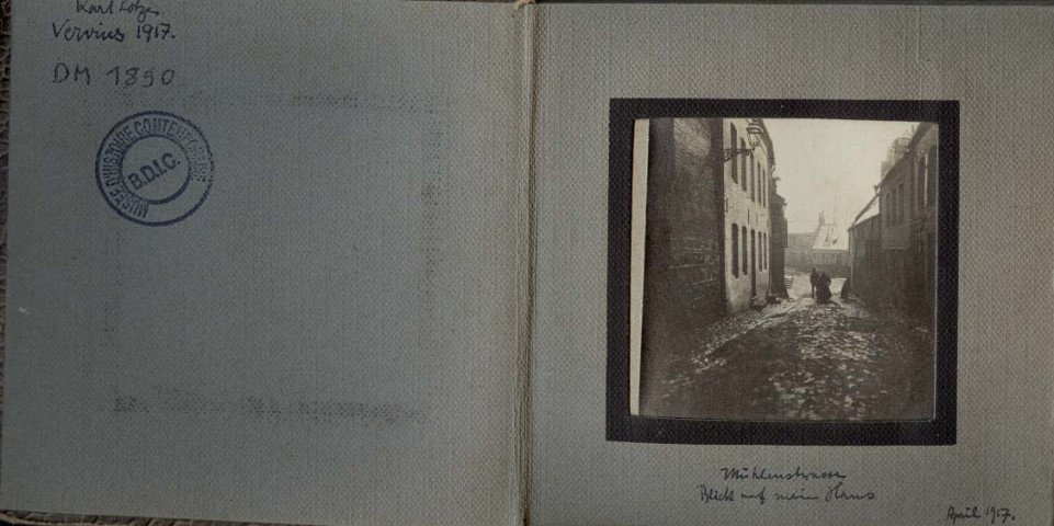 (Album Karl Lotze. Vervins 1917) Photographies.