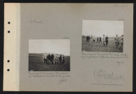 Offémont (près). Revue par le président Poincaré, derrière à gauche, les généraux Joffre, Baudemoulin et Dubois