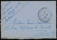 Lettres du Lieutenant Jean Veaudeau : 1917