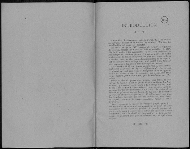 Historique du 346ème régiment d'infanterie