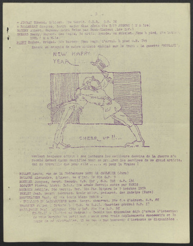 Gazette de l'atelier Deglane - Année 1916 fascicule 11-22 manque le n°12