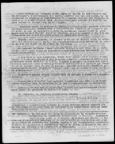 Política (1954 : n° 1-11). Sous-Titre : boletín de información interna de Izquierda republicana [puis] boletín de Izquierda republicana en Francia