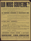 Qui nous gouverne ?... Les Américains commandent, le gouvernement obéit… C'en est assez !