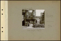 Reims. Porte Chapitre restaurée
