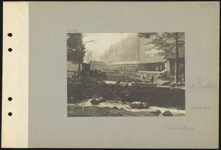 Le Rudlin. Scierie militaire