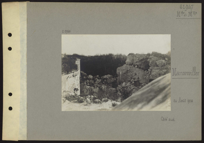 Manonviller (Meurthe-et-Moselle). Côté sud