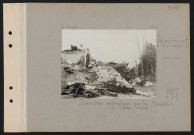 Avricourt. Destructions systématiques par les Allemands : le château détruit