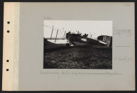 Esquennoy. Camp d'aviation. Biplan Bréguet pour reconnaissance photographique esc. Br 45