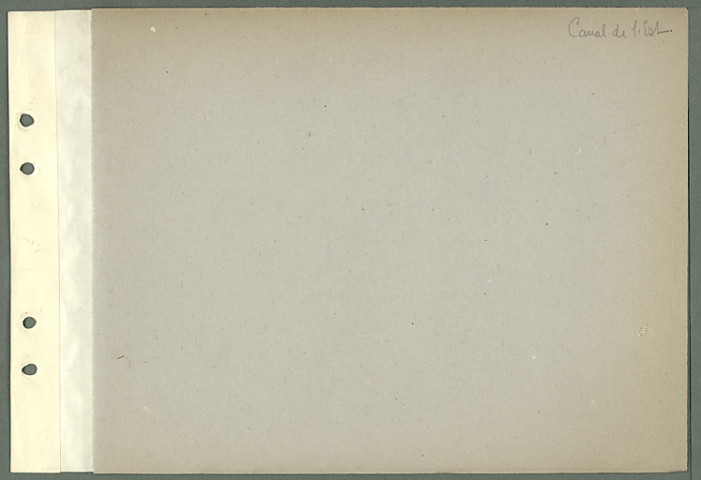 Intercalaire "Canal de l'Est"