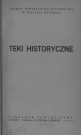 Teki Historyczne (1949; Tome III, n°1-4)  Autre titre : Cahiers d'Histoire - Historical Papers