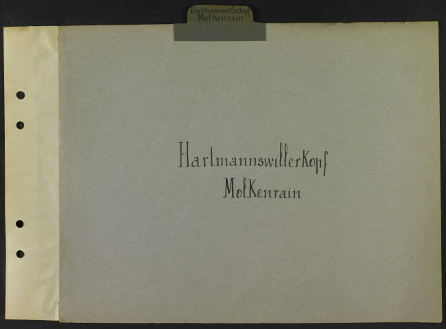 Intercalaire "Hartmannswillerkopf. Molkenrain"