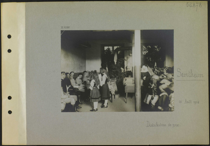 Sentheim. Distribution de prix