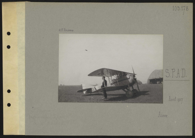 S.l. (Aisne). Société pour l'aviation et ses dérivés