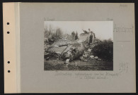 Avricourt. Destructions systématiques par les Allemands : le château détruit