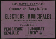 Élections Municipales : Candidats Perdereaux Desaulle Jacquart Méry fils