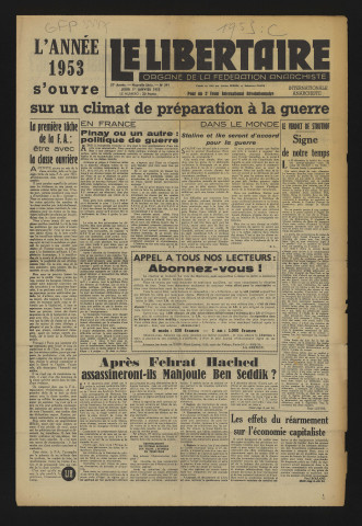 1953 - Le Libertaire