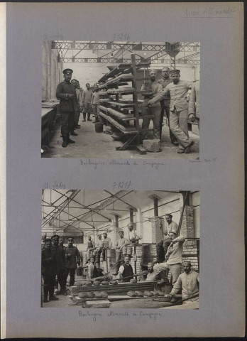 S.l. (Armée allemande). Boulangerie allemande de campagne