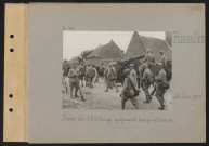 Rouvillers. Pièce de 150 long, gagnant les positions