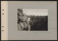 Bitry (près). Éclatement d'une bombe Cellerier