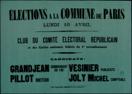 Elections à la Commune de Paris : Club du comité électoral républicain