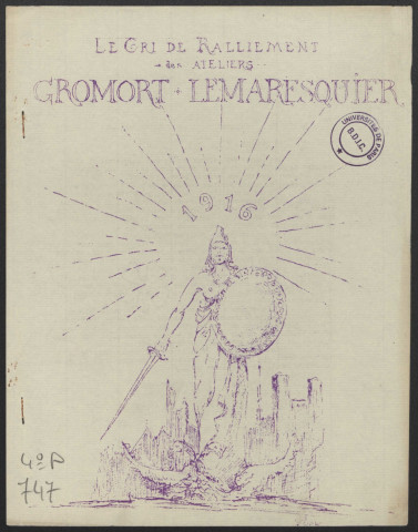 Le Cri de ralliement des Gromort - Année 1916 fascicule 10, 12, 14, 21