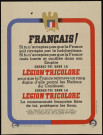 Français !... Engage-toi dans la Légion tricolore