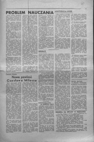 Glos Pracy (1957; n°1 - n°12)  Sous-Titre : Miesiecznik robotnikow polskich zrzeszonych w C.G.T. Force Ouvrière.  Autre titre : "La Voix du Travail". Journal polonais de la C.G.T. Force Ouvrière