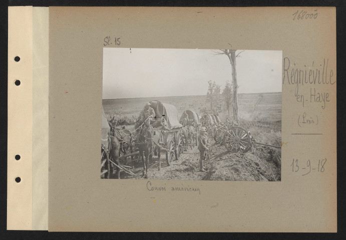 Regnéville-en-Haye (près). Convoi américain