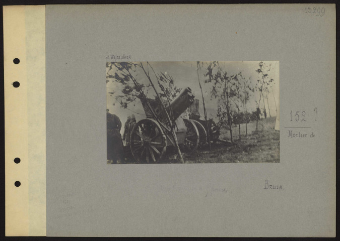 Bzura (Pologne). Mortier de 152 ?