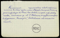 Correspondances et documents divers classés suivant l’ordre chronologique : Avril 1922. Lettres de И. Бунин, М. Ландау, J. Gavelle…