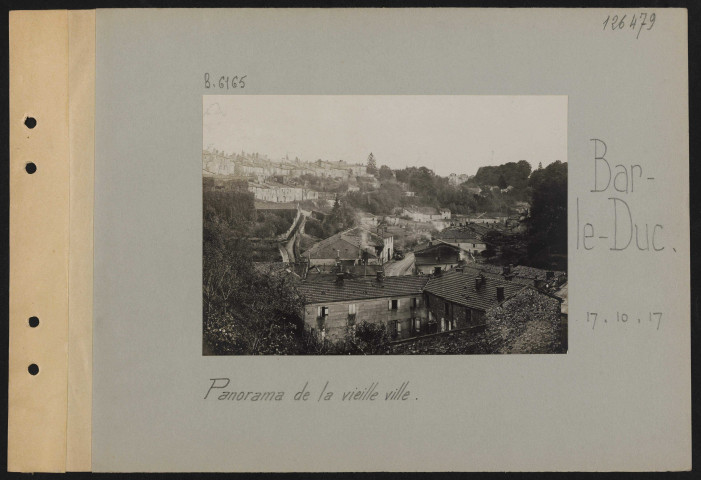 Bar-le-Duc. Panorama de la vieille ville