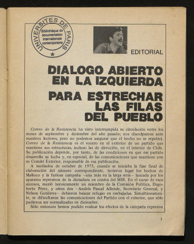 Correo de la resistencia - 1976