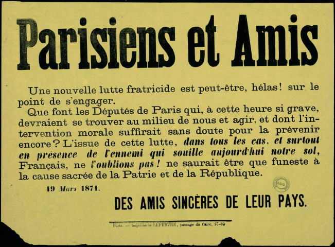 Une nouvelle lutte fratricide est peut-être Sur le point de s'engager