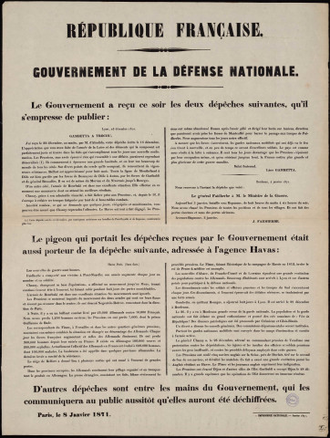 Les Prussiens, sans avoir éprouvé… Une défaite, paraissent… Démoralisés…