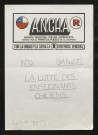 ANCHA. Agencia noticiosa chilena antifascista - édition en français - 1977