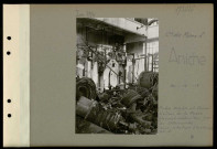 Aniche (Compagnie des mines d'). Entre Wazier et Douai. Usines de la fosse Gayant détruites par les Allemands. Sous-station électrique numéro 1