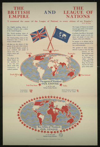 The British Empire and the League of Nations