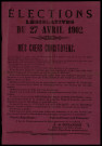 Élections Législatives : A. de Boisandré Candidat Républicain Antiministériel