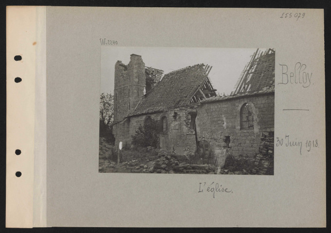 Belloy. L'église