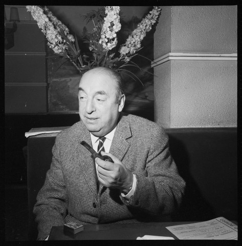 Pablo Neruda. Marthe Mercadier. Michel Simon