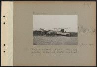 Villacoublay. Camp d'aviation. Avions allemands Aviatik, Fokker et L.V.G. capturés