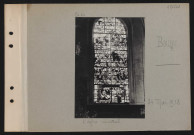 Baugy. L'église : un vitrail