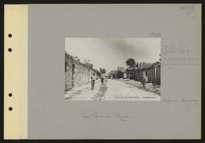 Izel-lès-Équerchin. La grand' rue