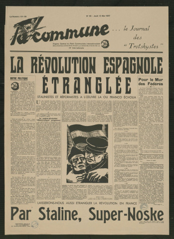 La Commune& le journal des Trotskystes