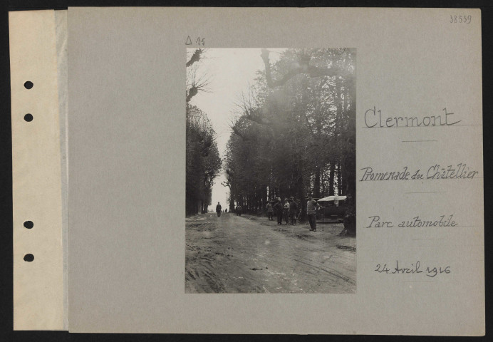 Clermont. Promenade du Châtellier. Parc automobile