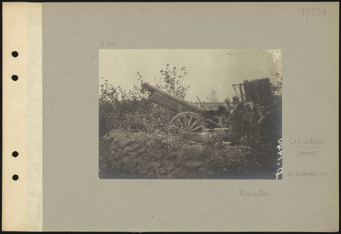 Souain (devant). Rimailho