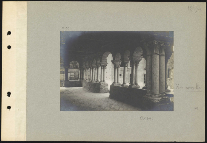 Hermonville. Cloître