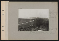 Belloy (plateau de). Panorama : au premier plan, cadavre allemand