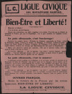 Bien-être et liberté : la paix allemande, c'est l'esclavage & Ouvrier français, seule la victoire de la France par les armes assurera bien-être et liberté !